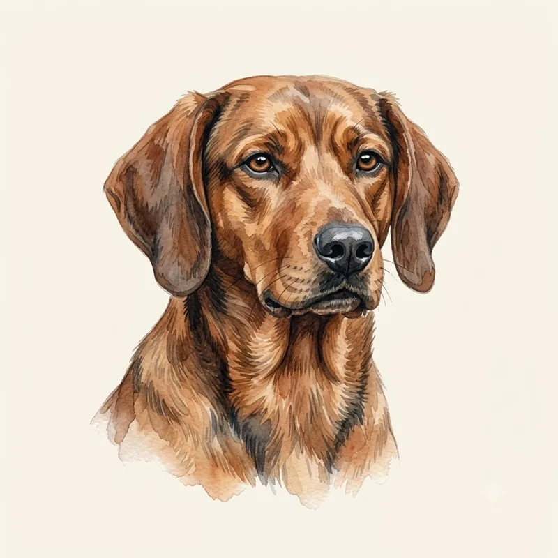 Alpine Dachsbracke illustration