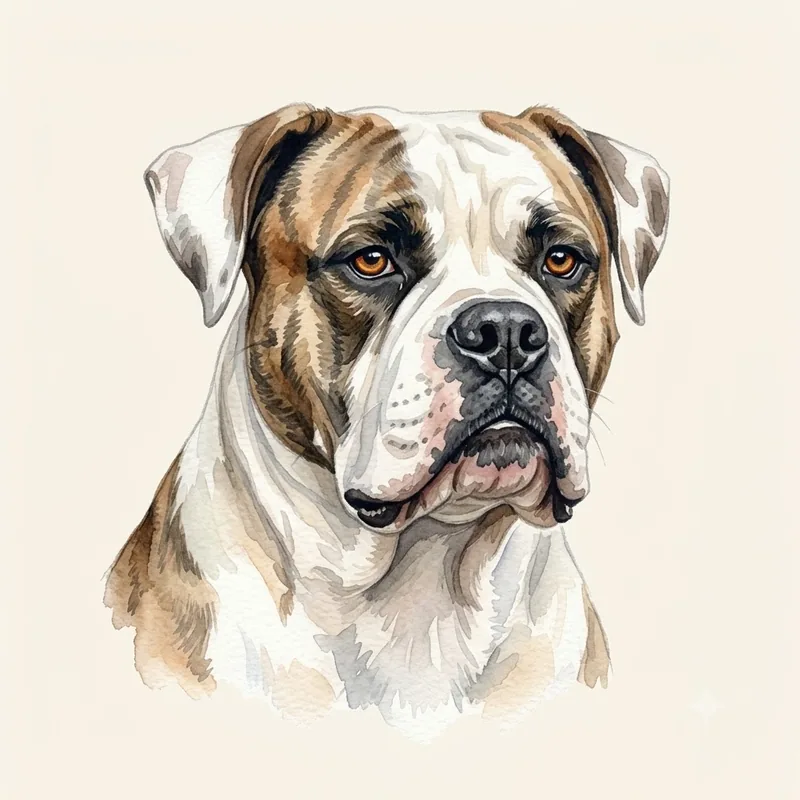 American Bulldog illustration