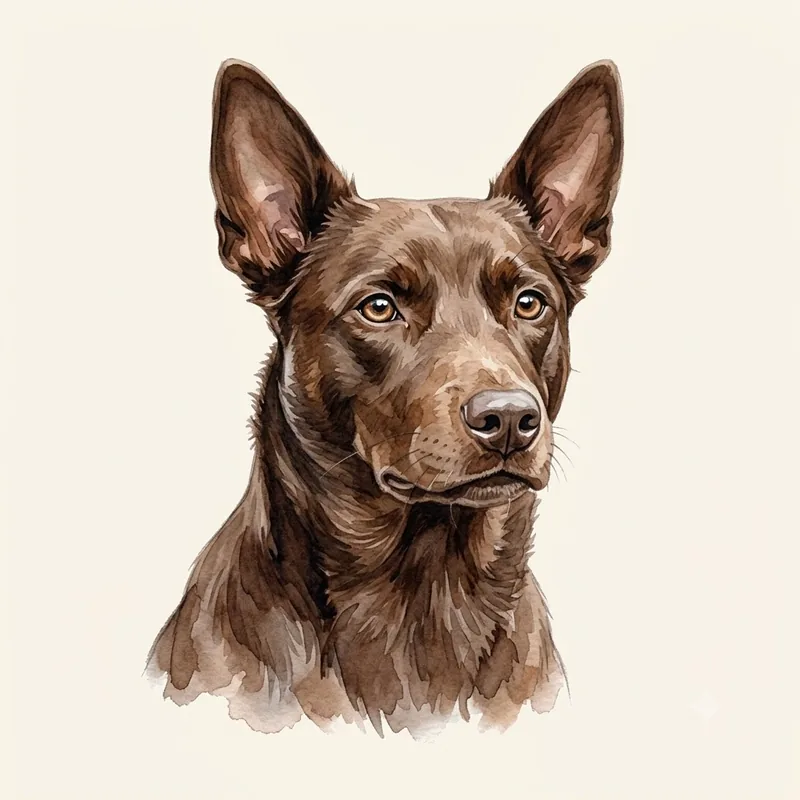 Australian Kelpie illustration