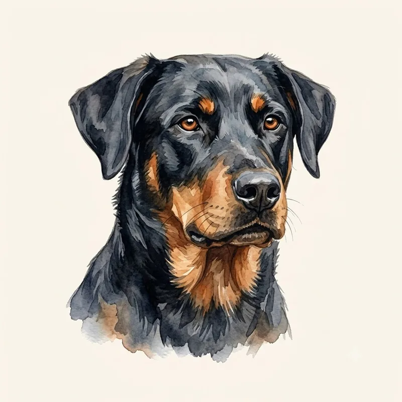 Beauceron illustration
