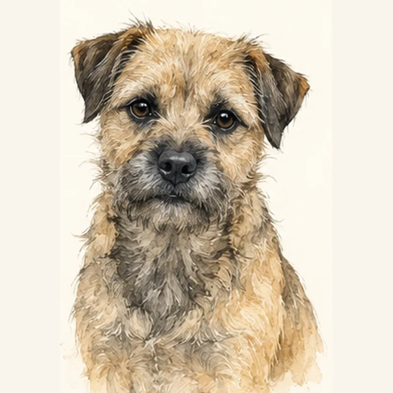 Border Terrier illustration