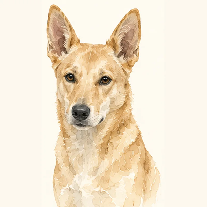 Canaan Dog illustration