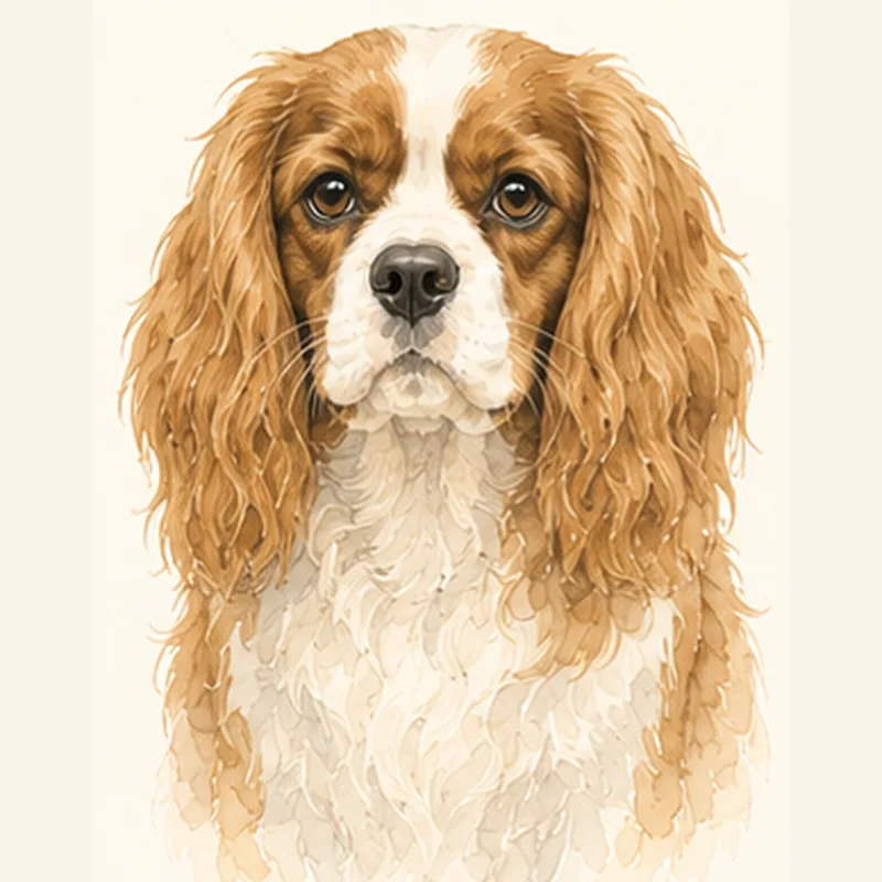 Cavalier Spaniel illustration
