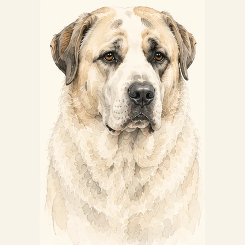 Central Asian Shepherd illustration