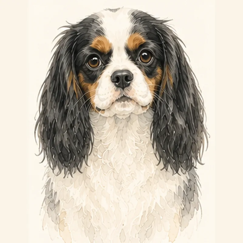 Continental Toy Spaniel illustration