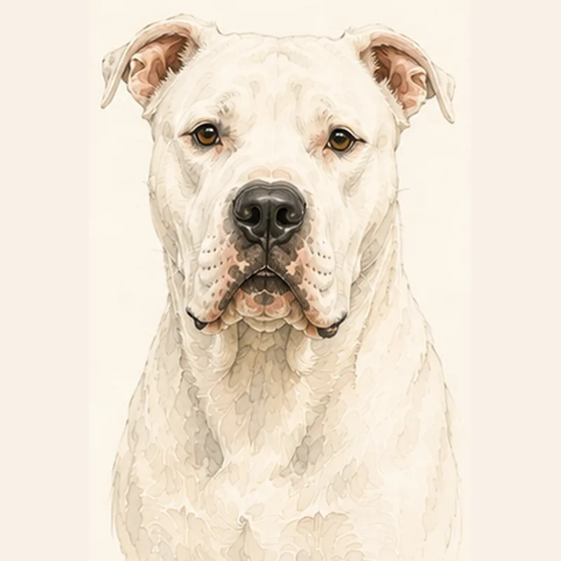 Dogo Argentino illustration