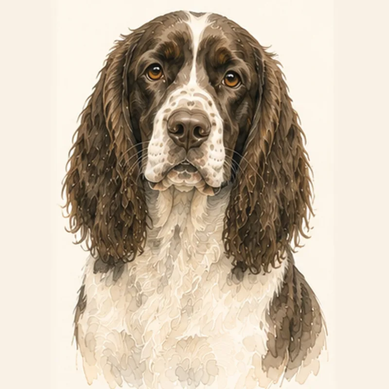 English Springer Spaniel illustration