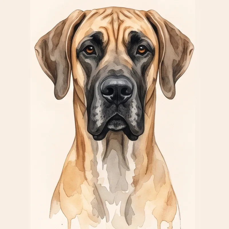 Great Dane illustration