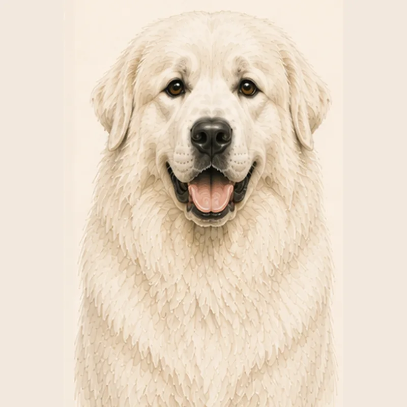 Great Pyrenees (Patou) illustration