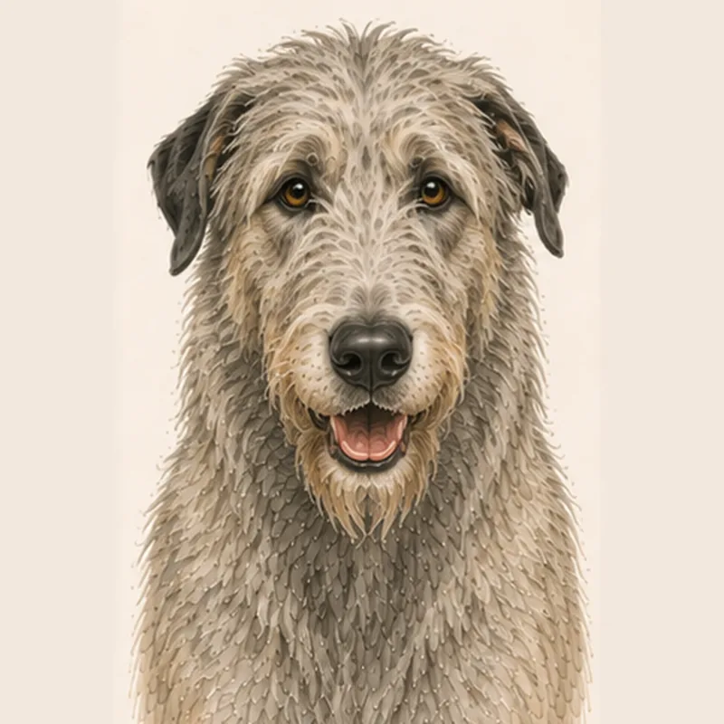 Irish Wolfhound illustration