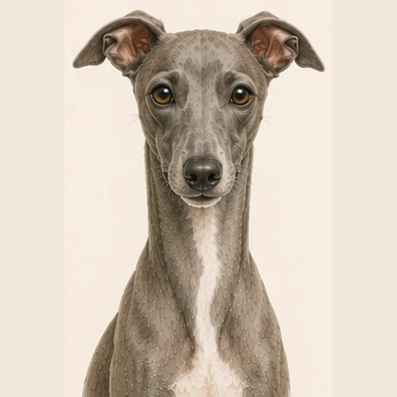 Italian Greyhound illustration