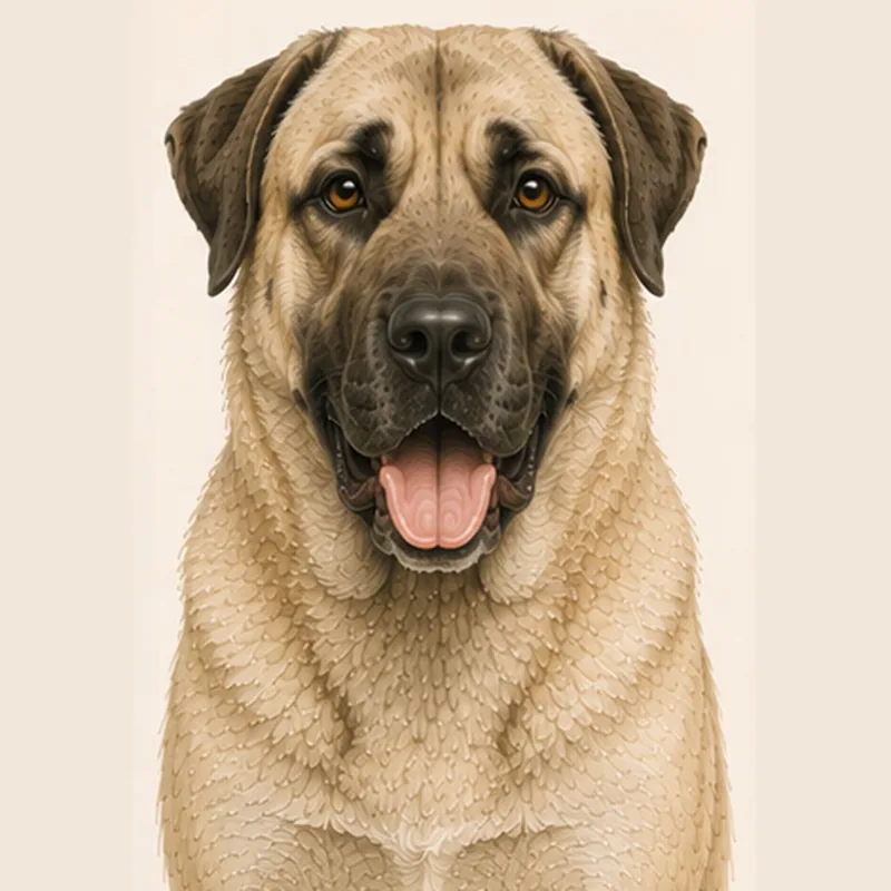 Kangal (Anatolian Shepherd) illustration