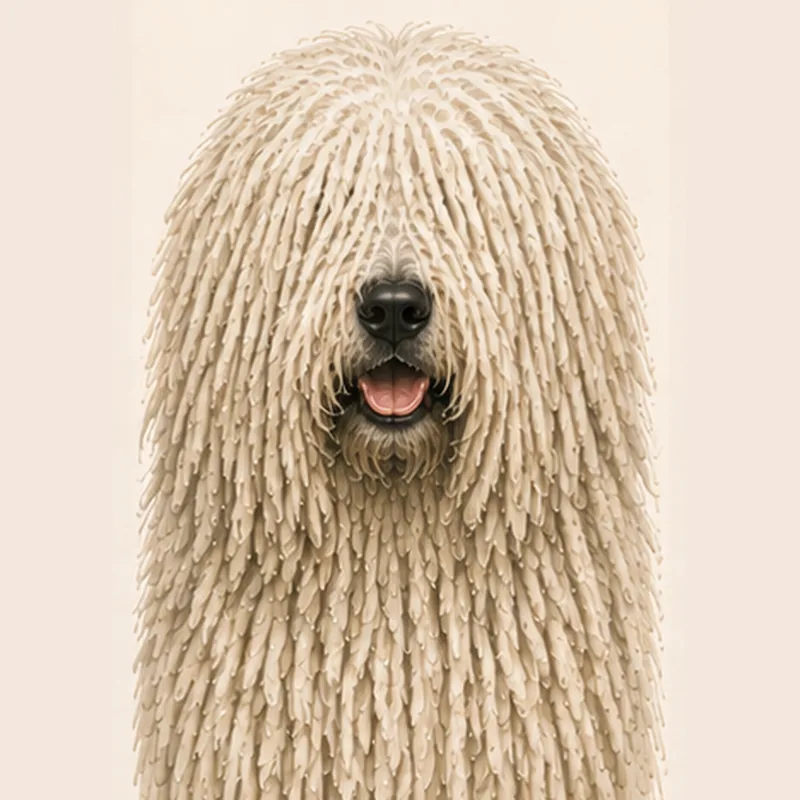 Komondor illustration