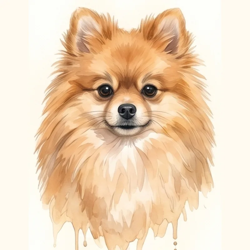 Pomeranian illustration