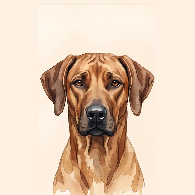 Rhodesian Ridgeback illustration