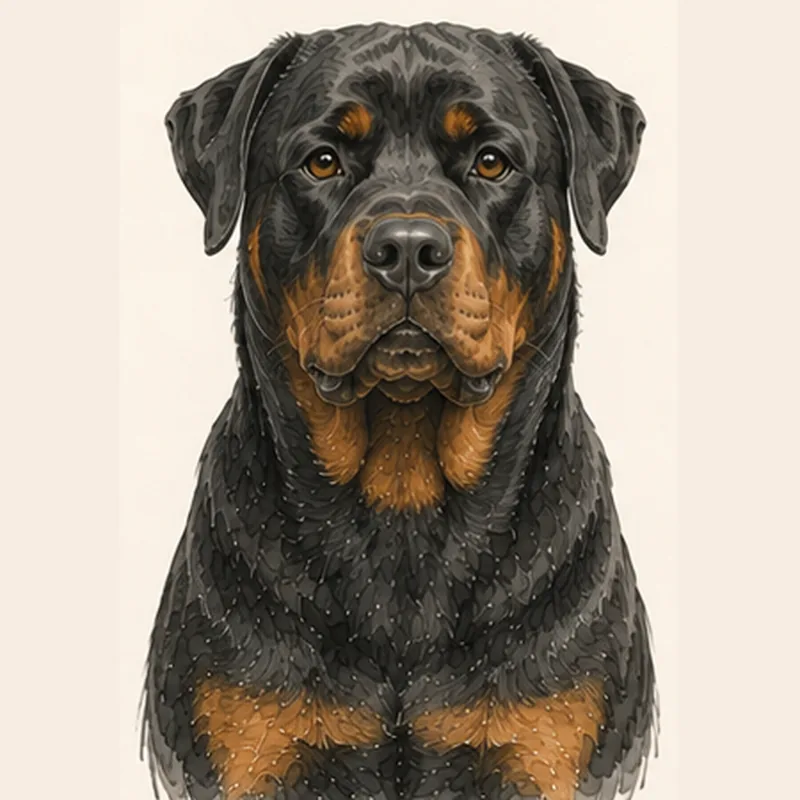 Rottweiler illustration
