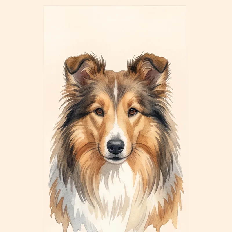 Shetland Sheepdog illustration