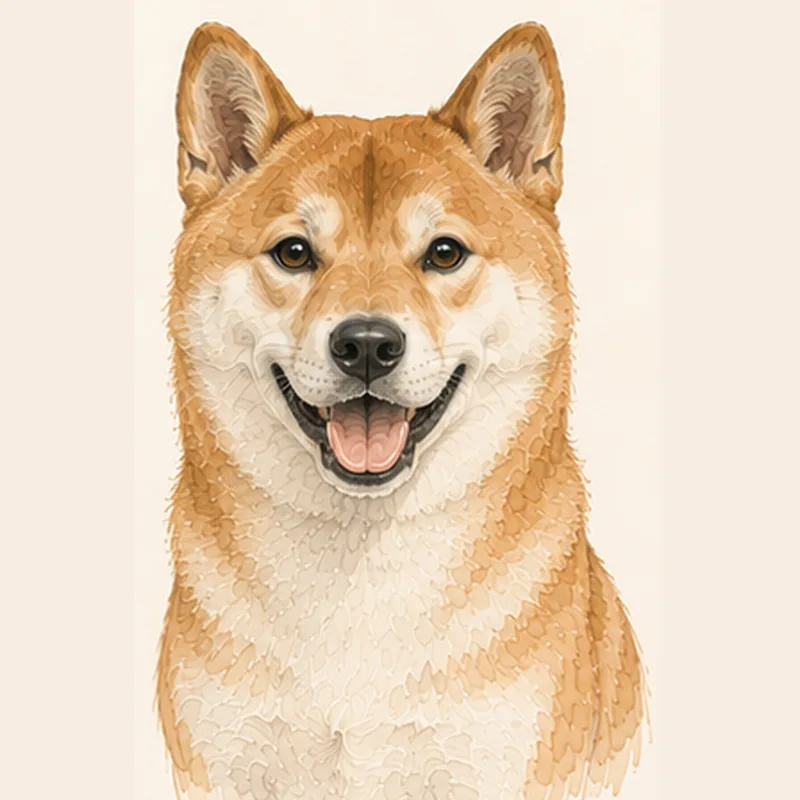 Shiba Inu illustration