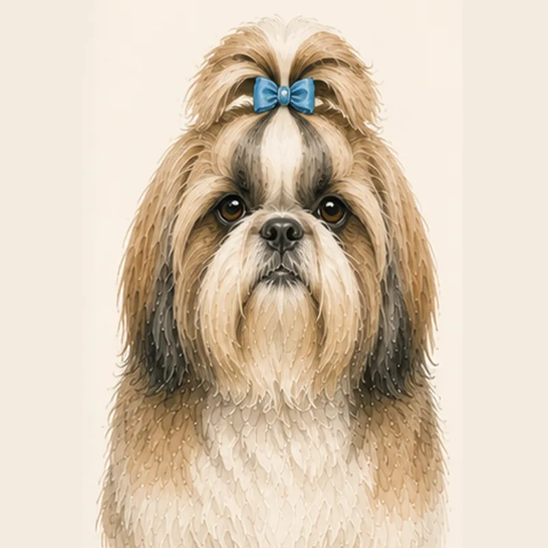 Shih Tzu illustration